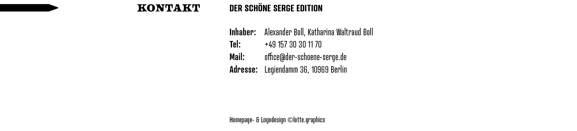 Der schöne Serge Edition Theaterverlag